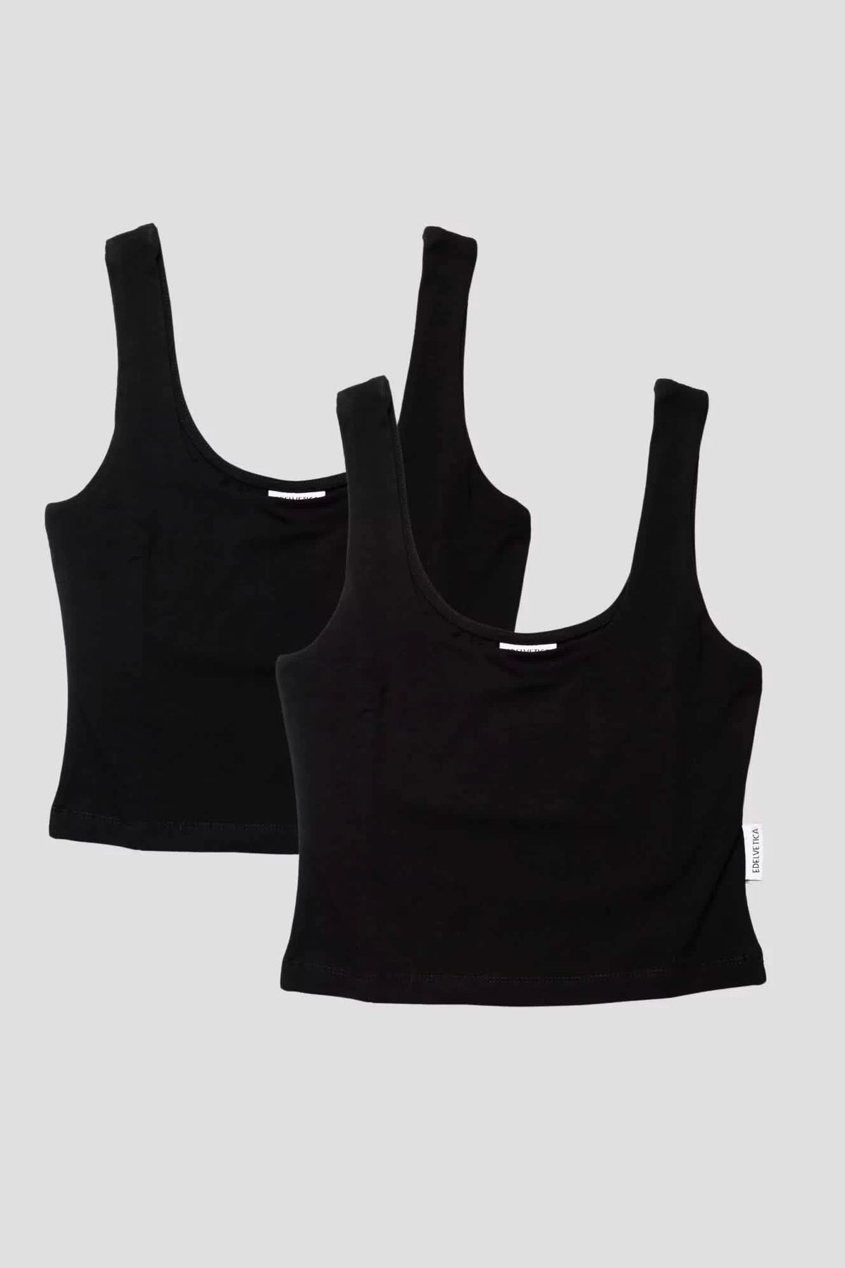 Tank Top Edelvetica kurz Basic Damen