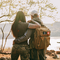 Outdoor-Rucksack mit 45 Liter Fassungsvermögen von Edelvetica, ideal für Wandern und Outdoor-Aktivitäten. Dieser robuste und funktionelle Rucksack bietet genügend Platz und Organisation für alle notwendigen Gegenstände. Er kombiniert Komfort mit langlebigem Design, geeignet für Abenteuer in der Natur.