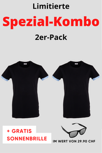 Herren 2er Kombo Edelweiss T-Shirt + Gratis Brille