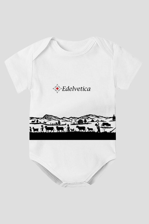 Baby Scherenschnitt Body 3er Kombo kurzarm