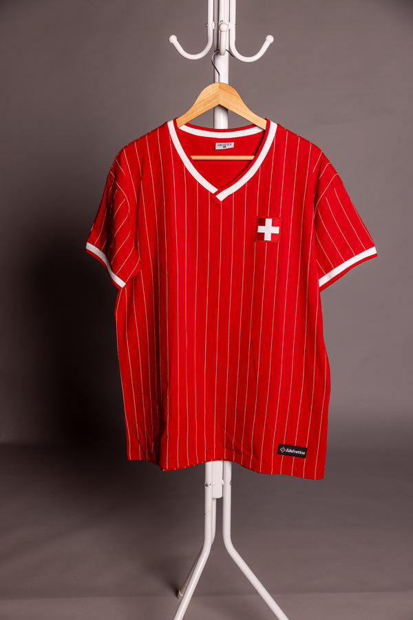 Schweizer Shirt Herren Fan Edelvetica