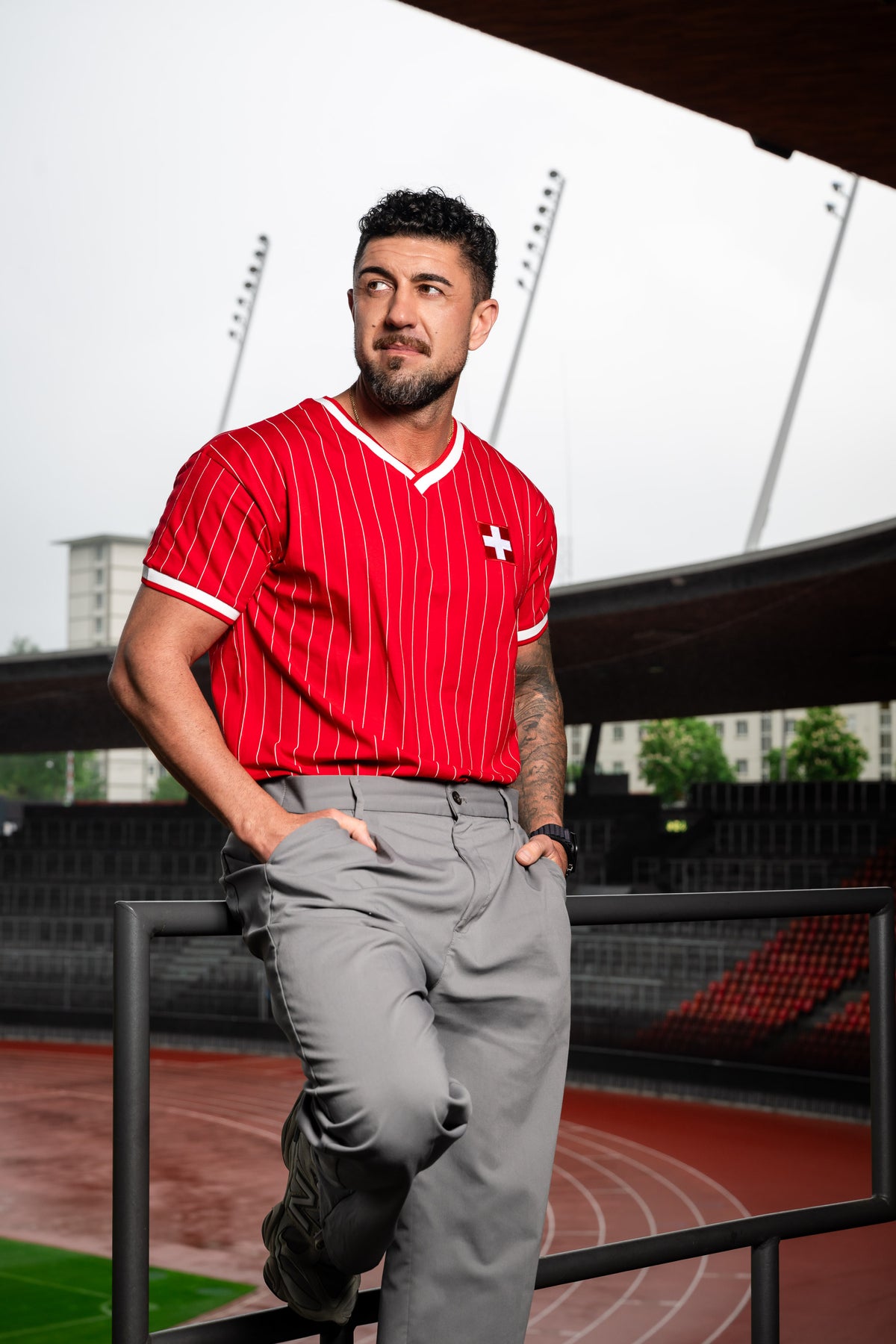 Schweizer Shirt Herren Fan Edelvetica (ab 05.06 wieder alle Grössen verfügbar)