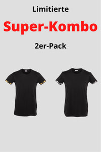 Herren Shirt Kombo Schwarz / Gold und Schwarz / Silber ohne Schriftzug