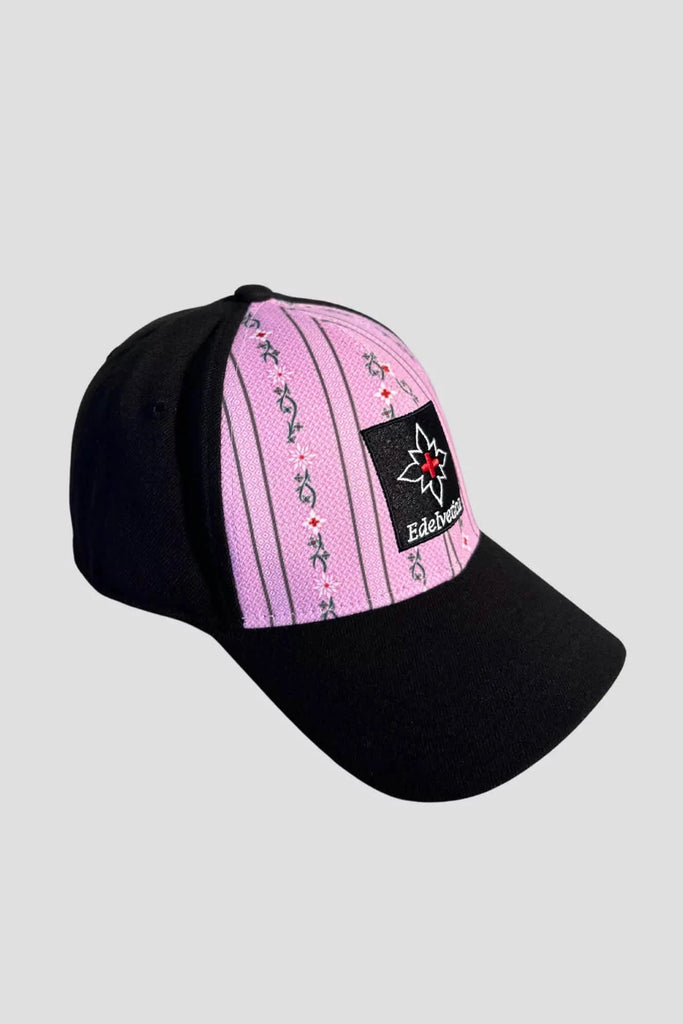 Cap Edelweiss Edelvetica - Hochwertige Stretch Polyester Cap mit einzigartigem Edelweiss Design, erhältlich in verschiedenen Farbkombinationen