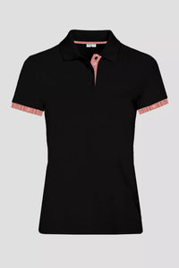 Polo Shirt Edelweiss Krageninnenseite & Armabschluss Damen