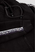 Damen-Sweatjacke mit Scherenschnitt-Design von Edelvetica in schwarz, aus 100% Premium-Baumwolle.