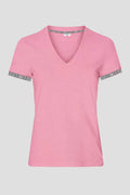 Edelweiss Original Damen T-Shirt in verschiedenen Farben mit einzigartigem Edelweiss-Design am Armabschluss von Edelvetica.