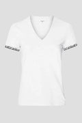 Scherenschnitt Original Damen T-Shirt in verschiedenen Farben mit einzigartigem Scherenschnitt -Design am Armabschluss von Edelvetica.