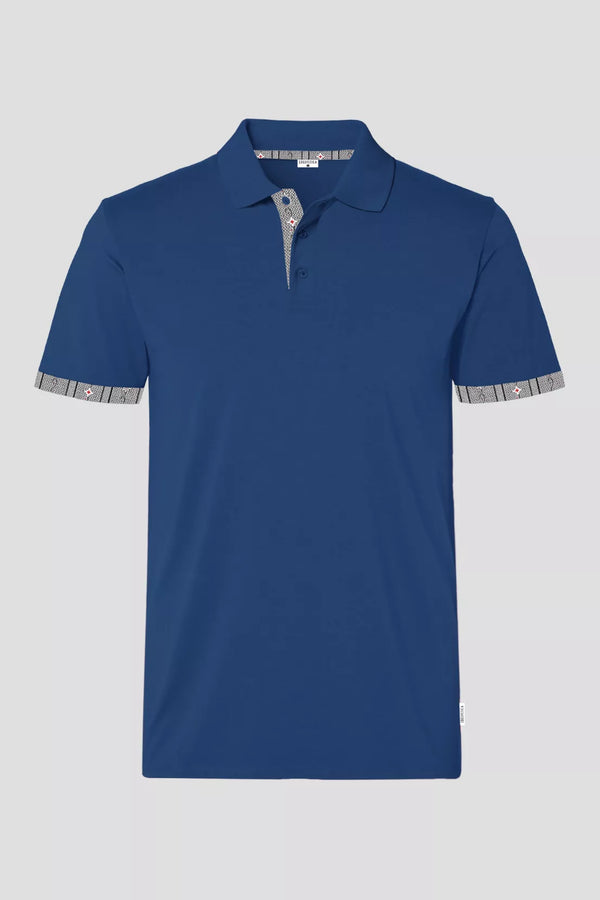 Polo Shirt Edelweiss Krageninnenseite & Armabschluss Herren