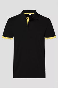 Polo Shirt Edelweiss Krageninnenseite & Armabschluss Herren