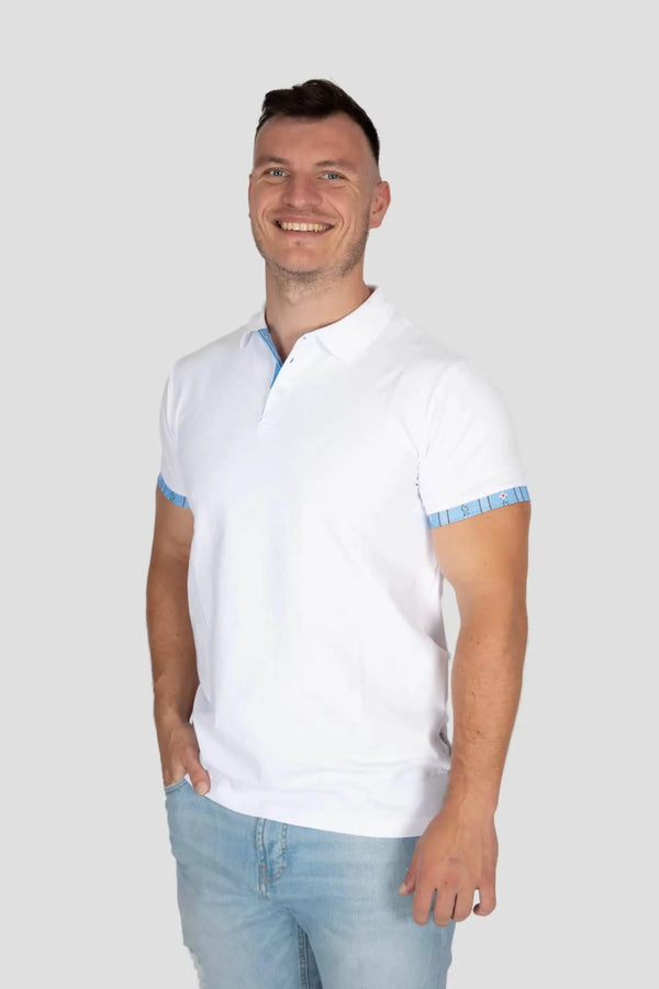 Herren 4 für 3 Kombo Edelweiss Polo