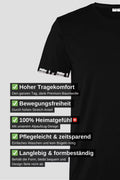 Herren Shirt 'Alpaufzug' von Edelvetica, das traditionelle Schweizer Kultur mit modernem Design verbindet. Das Shirt zeigt eine Darstellung des Alpaufzugs, einem traditionellen Schweizer Ereignis, das den Beginn des Alpsommers markiert. Es kombiniert Komfort und Stil, ideal für alltägliche oder besondere Anlässe.