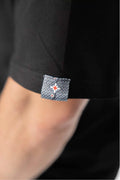 T-Shirt Edelweiss Oversized Light Herren mit dezentem Edelweiss-Badge am Arm – Oversized Fit aus 100 % Baumwolle