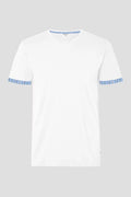 Herren-T-Shirt mit Edelweiss-Motiv am Armabschluss von Edelvetica