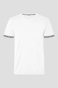 Herren-T-Shirt mit Edelweiss-Motiv am Armabschluss von Edelvetica