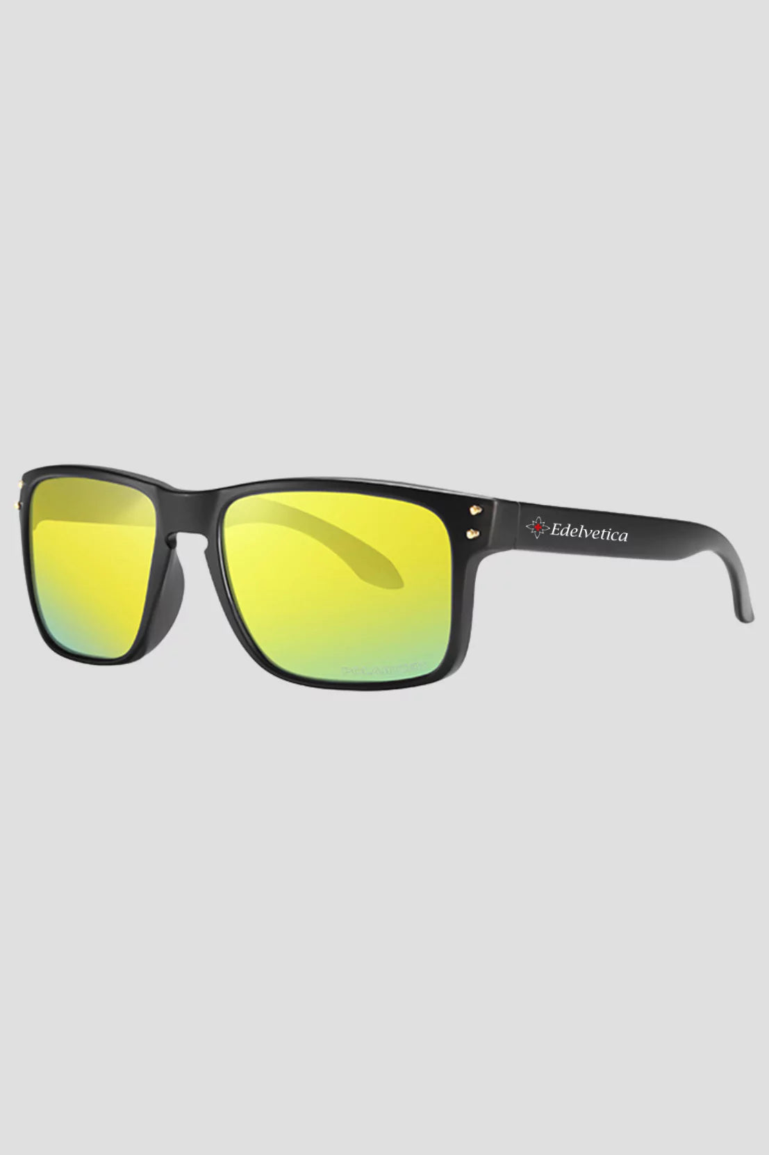 Polarisierte Sonnenbrille mit UV400-Schutz – sportliches Modell Halo von Edelvetica, stylisch und hochwertig, designed in der Schweiz.